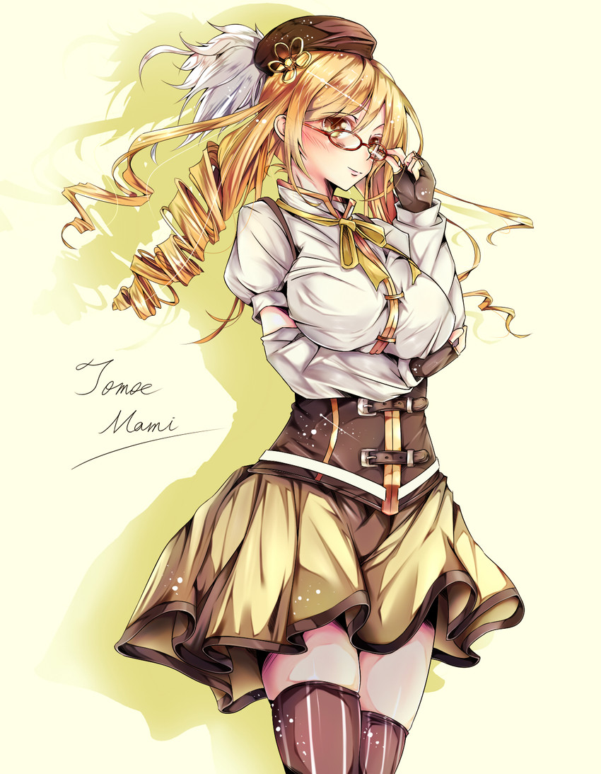 tomoe mami (mahou shoujo madoka magica) drawn by mitsuki_(omezame_alice)