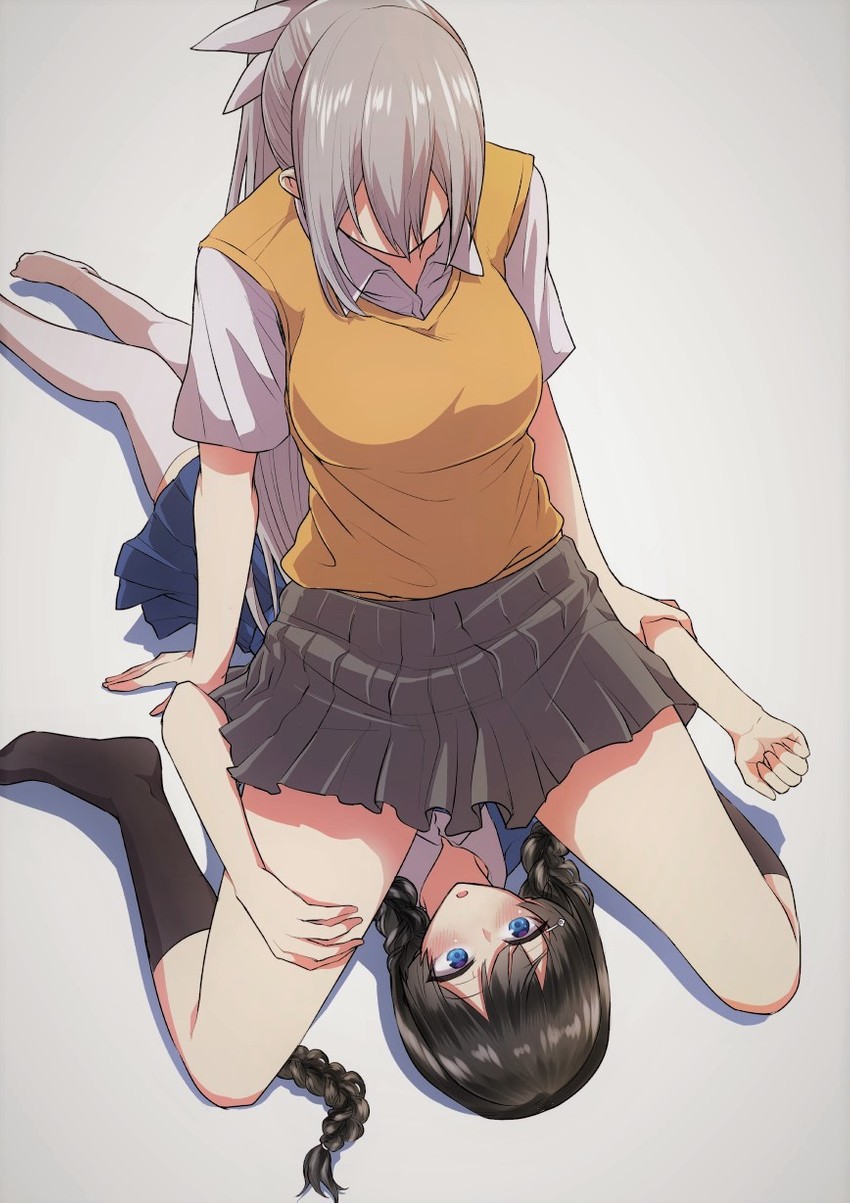 tsukino mito and higuchi kaede (nijisanji) drawn by ricochet-gou