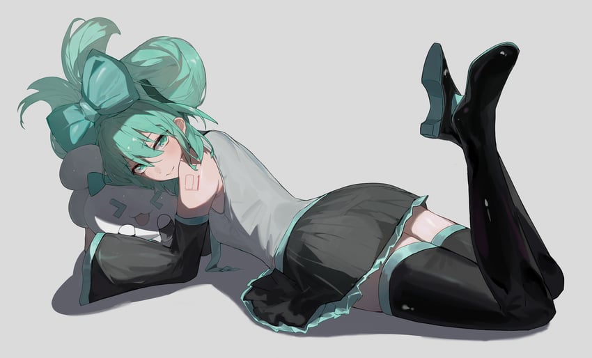 hatsune miku, cinnamoroll, and cinnamiku (vocaloid and 2 more) drawn by fish_(red_star_child)