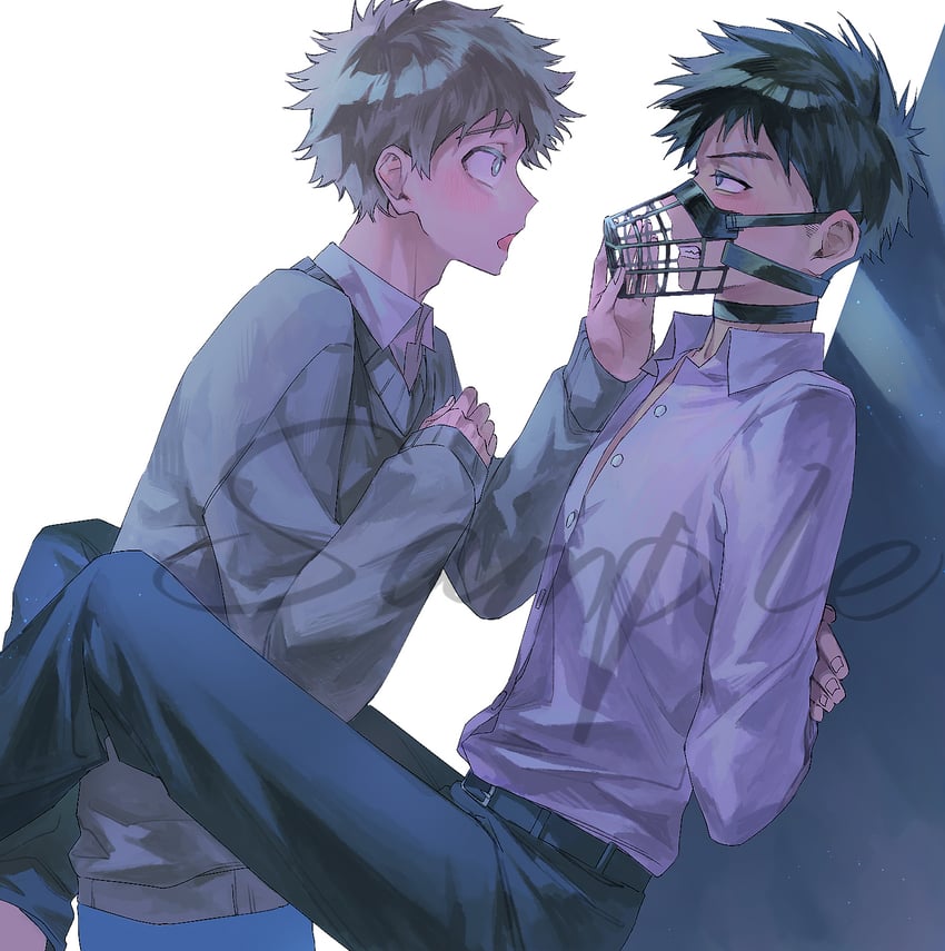 mihashi ren and abe takaya (ookiku furikabutte) drawn by dong_98