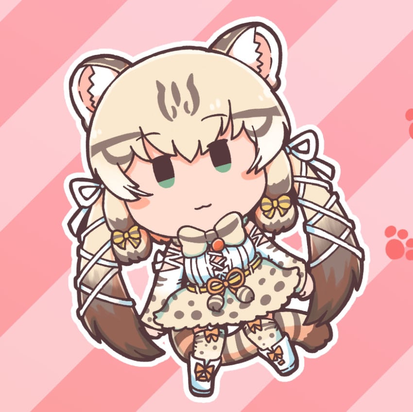 geoffroy's cat (kemono friends and 1 more) drawn by numazoko_namazu