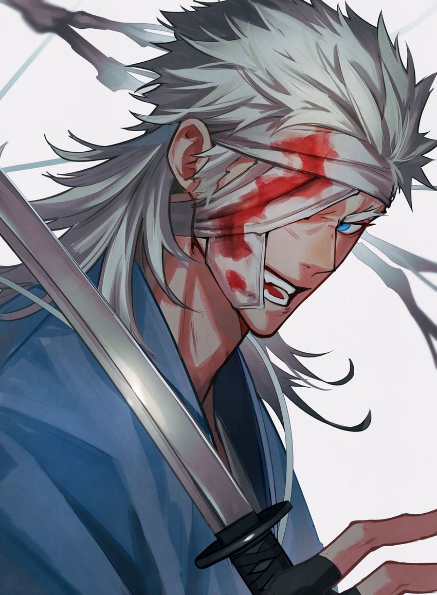 nagakura shinpachi (fate and 1 more) drawn by haruakira
