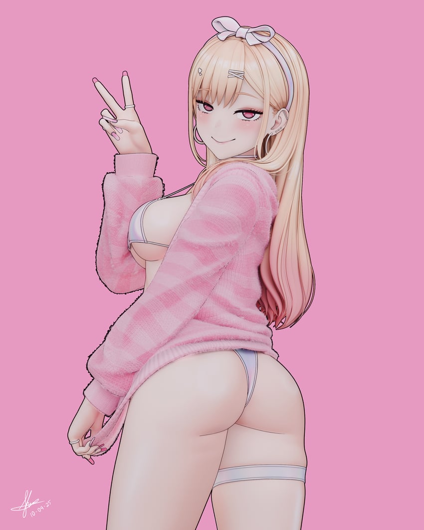 kitagawa marin (sono bisque doll wa koi wo suru) drawn by kleymir