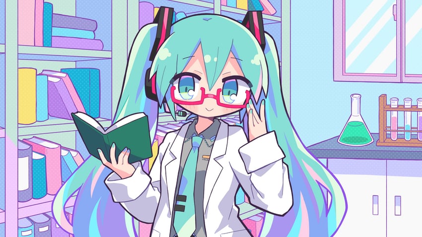 hatsune miku (vocaloid) drawn by richard_(richaball)
