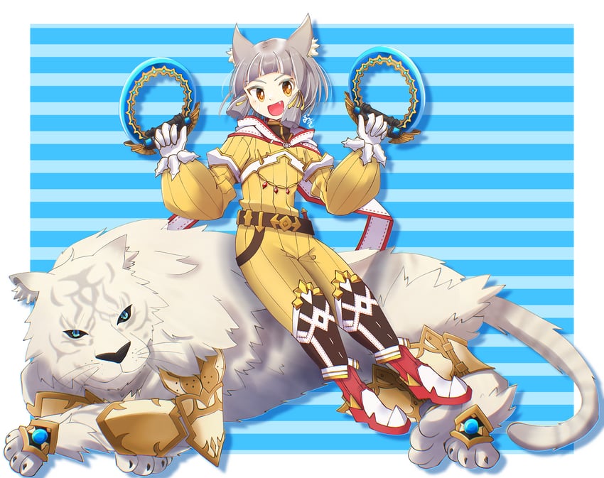 nia and dromarch (xenoblade chronicles and 1 more) drawn by dlllll_lllllb