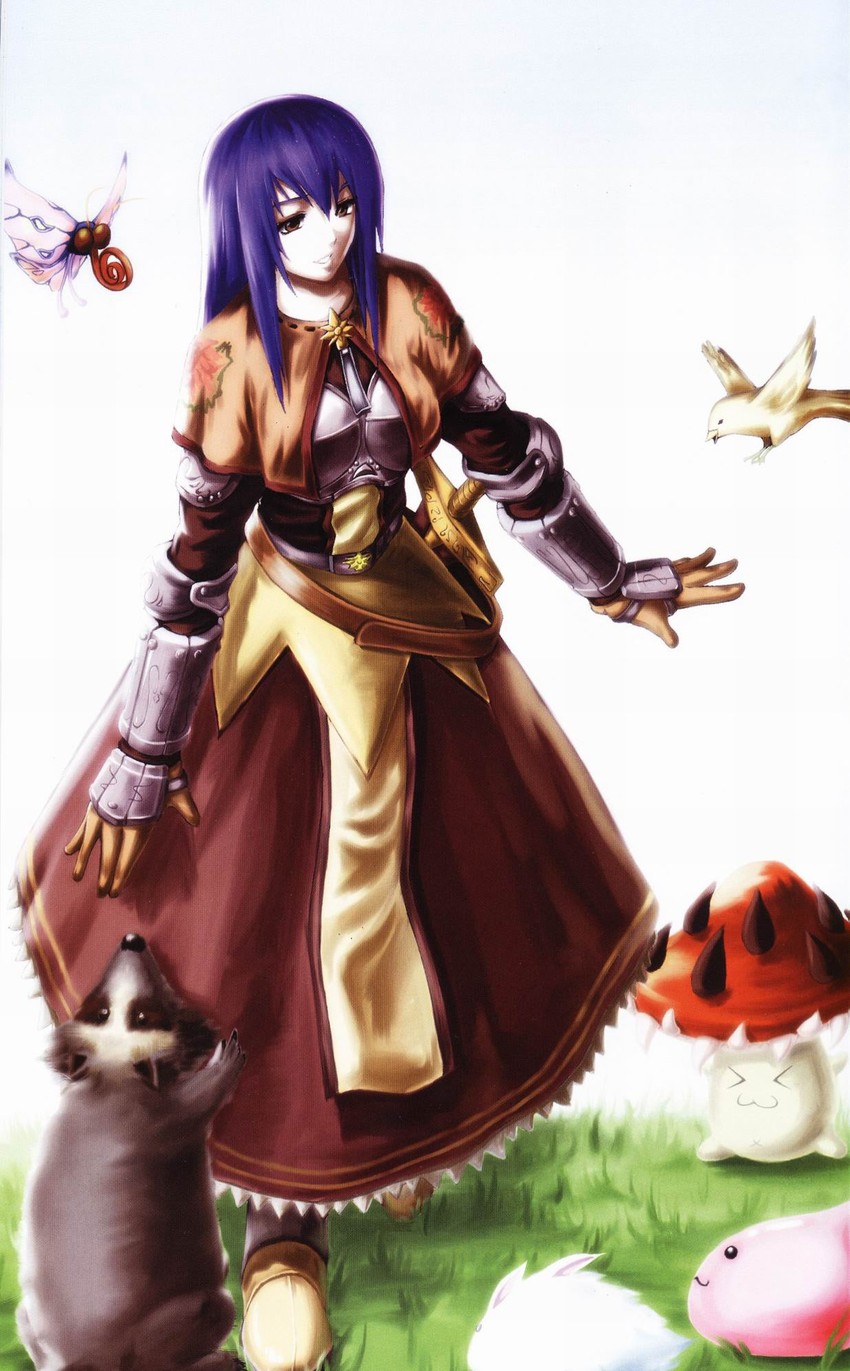 poring, swordsman, lunatic, spore, smokie, and 1 more (ragnarok online) drawn by morino_kiriko