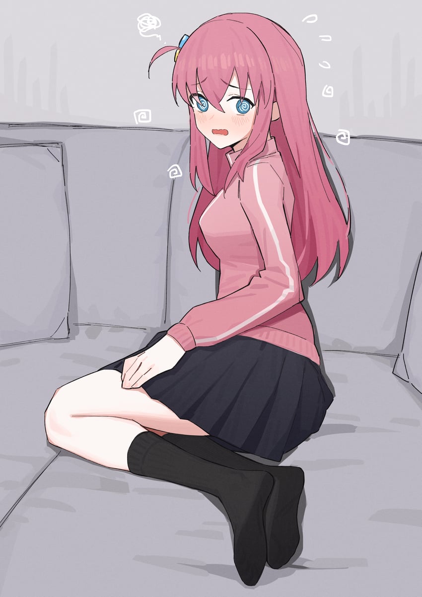 gotoh hitori (bocchi the rock!) drawn by lan_mao_akko