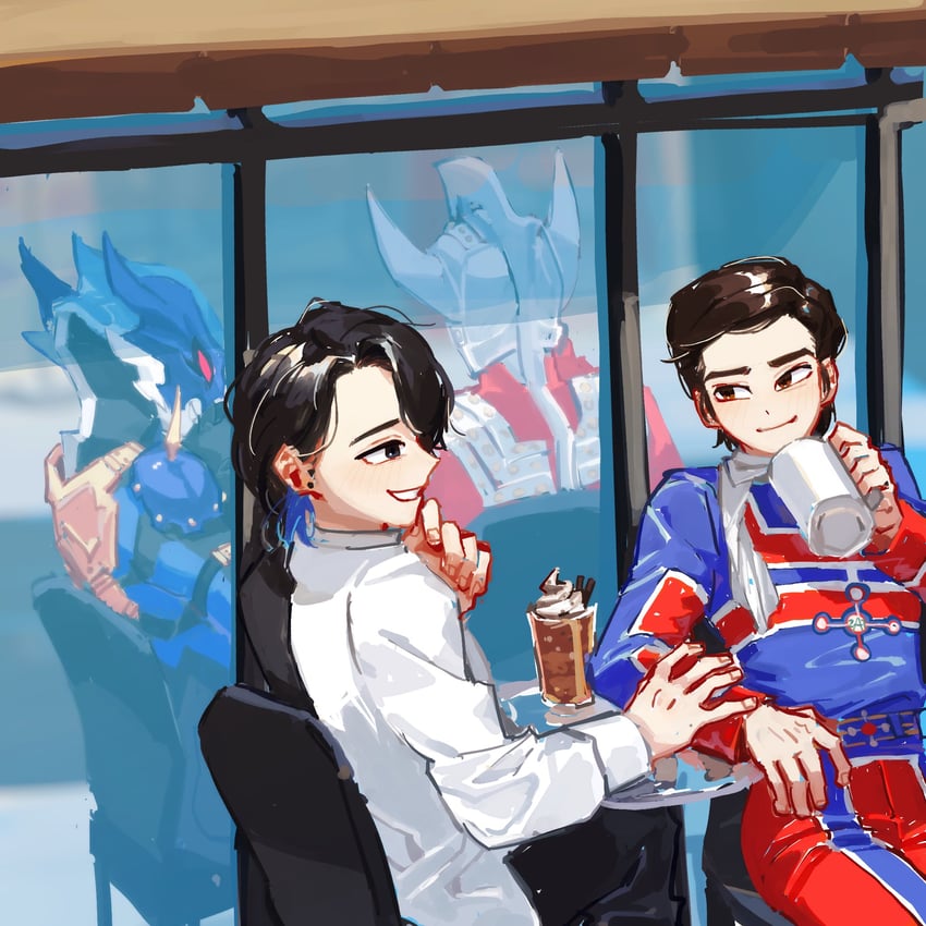 ultraman tarou, ultraman tregear, kirisaki, and higashi koutarou (ultra series and 2 more) drawn by rutoruto83