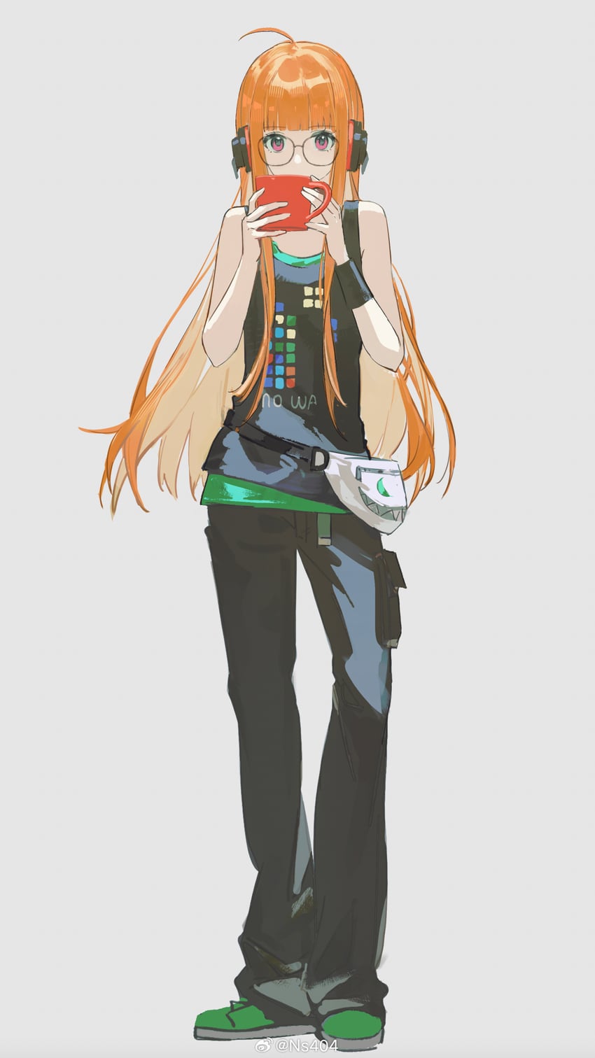 sakura futaba (persona and 1 more) drawn by ns404