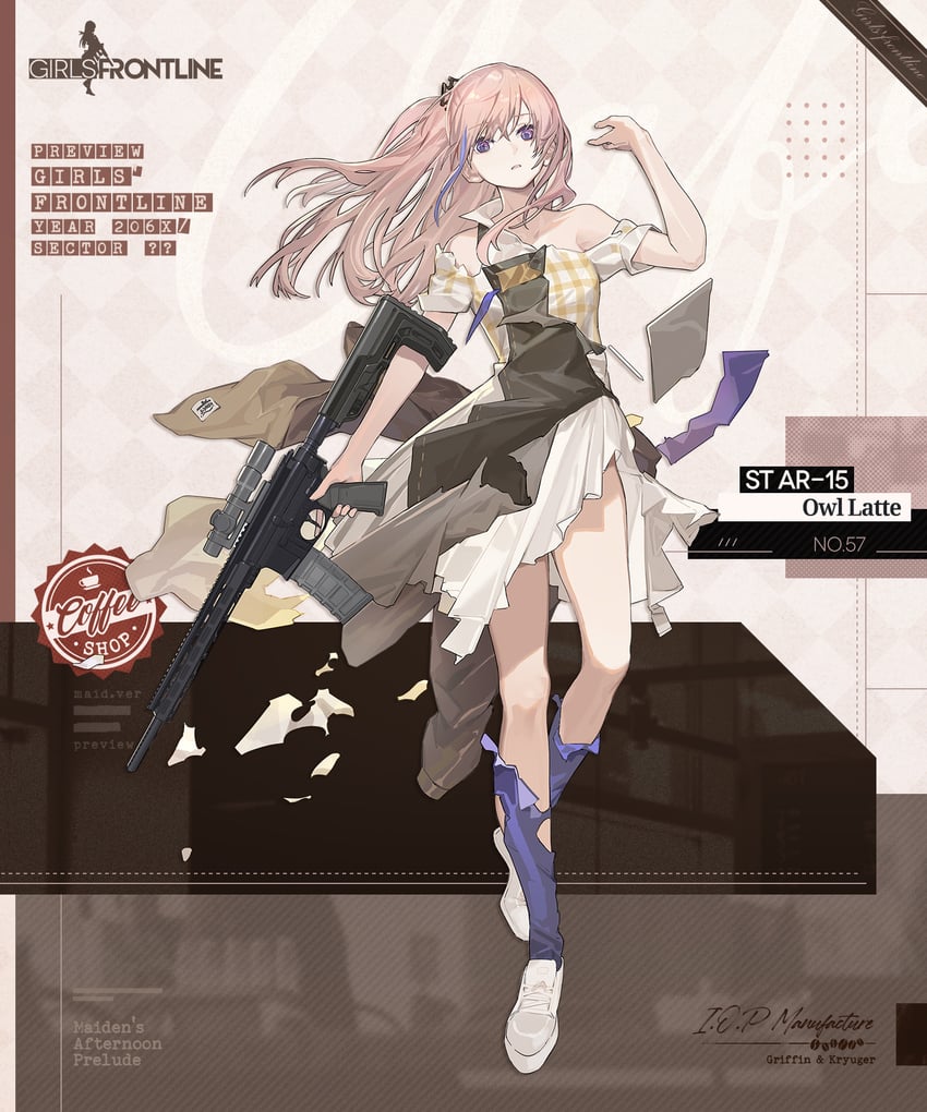 st ar-15 (girls' frontline) drawn by umo_(mica_team)