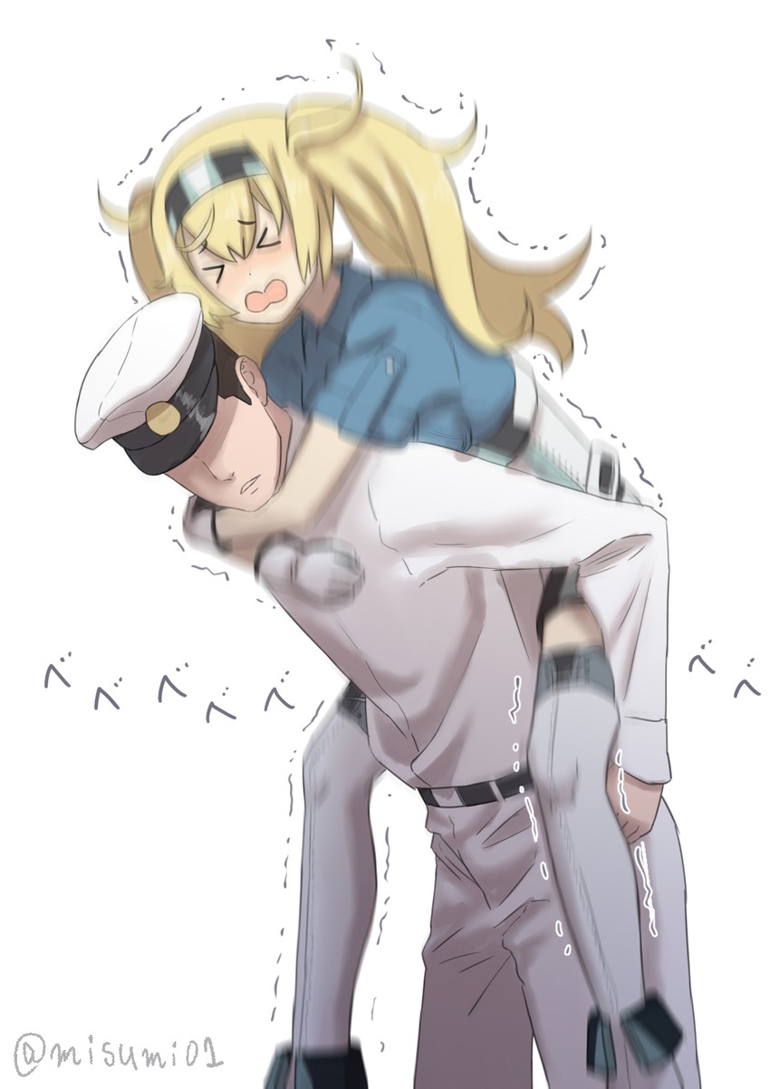 admiral and gambier bay (kantai collection) drawn by misumi_(niku-kyu)