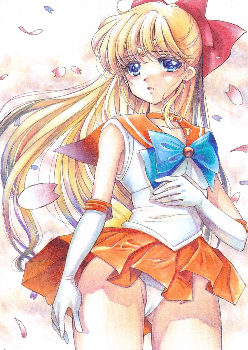 aino minako and sailor venus (bishoujo senshi sailor moon) drawn by tomoeri