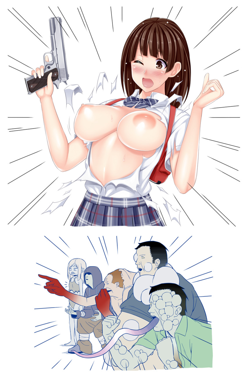 witch, hunter, smoker, boomer, jockey, and 1 more (left 4 dead and 3 more) drawn by gacha_(ssaketen)