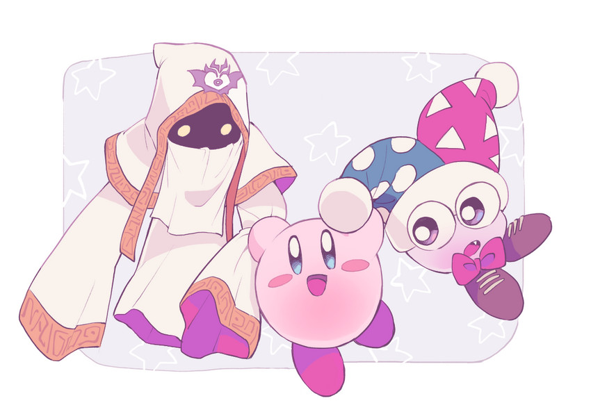 kirby, marx, and hyness (kirby and 2 more) drawn by roku_(suzusuzu65972012)