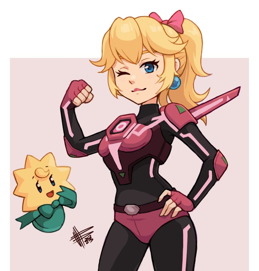 princess peach, stella, and striker peach (mario and 3 more) drawn by mateus_upd