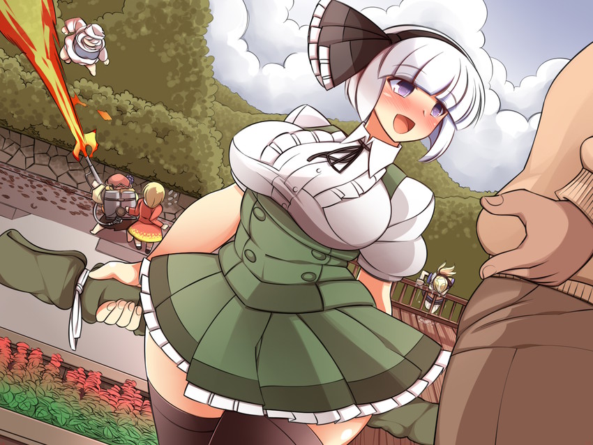 konpaku youmu, mizuhashi parsee, aki minoriko, aki shizuha, and letty whiterock (touhou) drawn by ueda_katsuhito