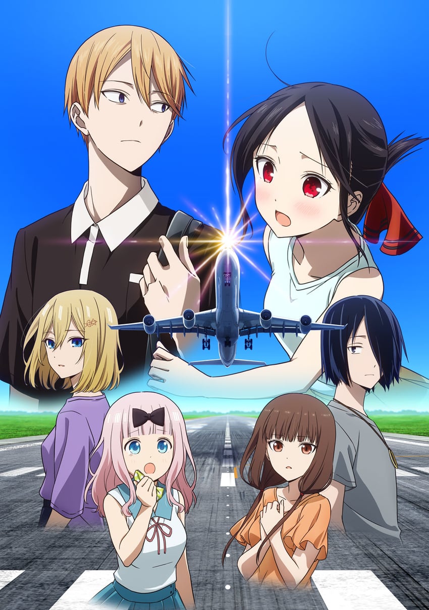 shinomiya kaguya, fujiwara chika, hayasaka ai, iino miko, shirogane miyuki, and 1 more (kaguya-sama wa kokurasetai ~tensai-tachi no renai zunousen~) drawn by yahiro_yuuko