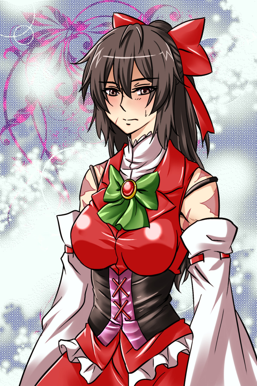 sendai hakurei no miko (original and 2 more) drawn by samuimu