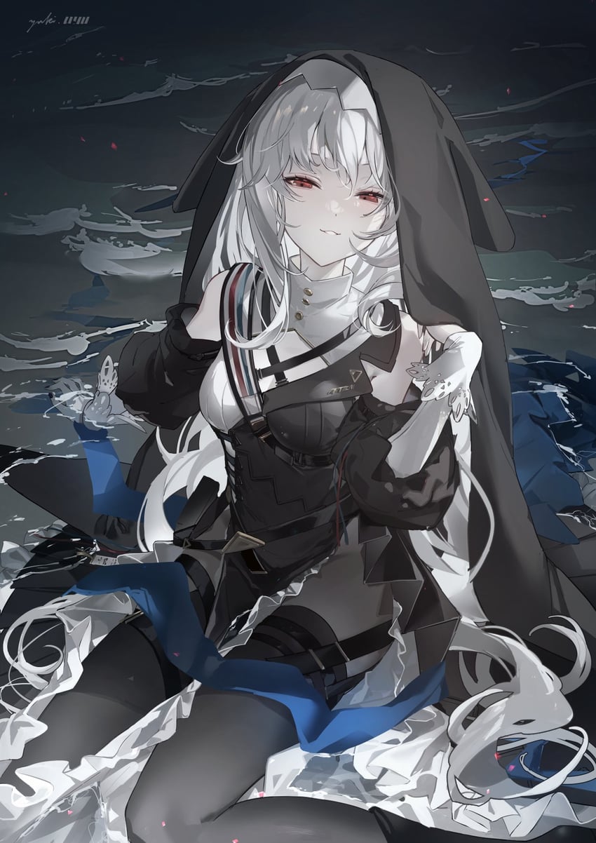specter and specter the unchained (arknights) drawn by yuuki_uyu