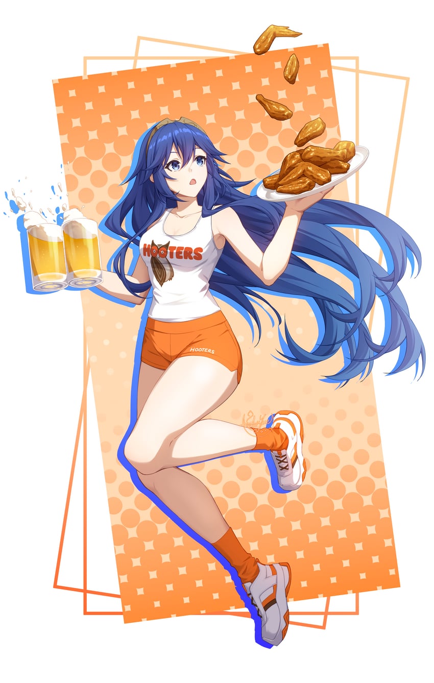 lucina and hootie the owl (fire emblem and 1 more) drawn by luyue