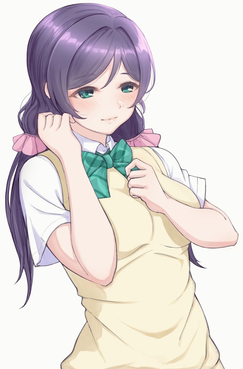 tojo nozomi (love live! and 1 more) drawn by arhah