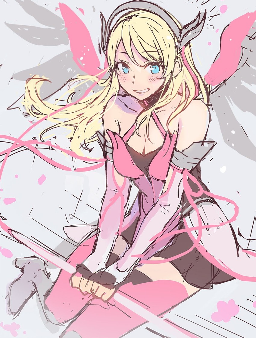 mercy and pink mercy (overwatch and 1 more) drawn by lino_chang