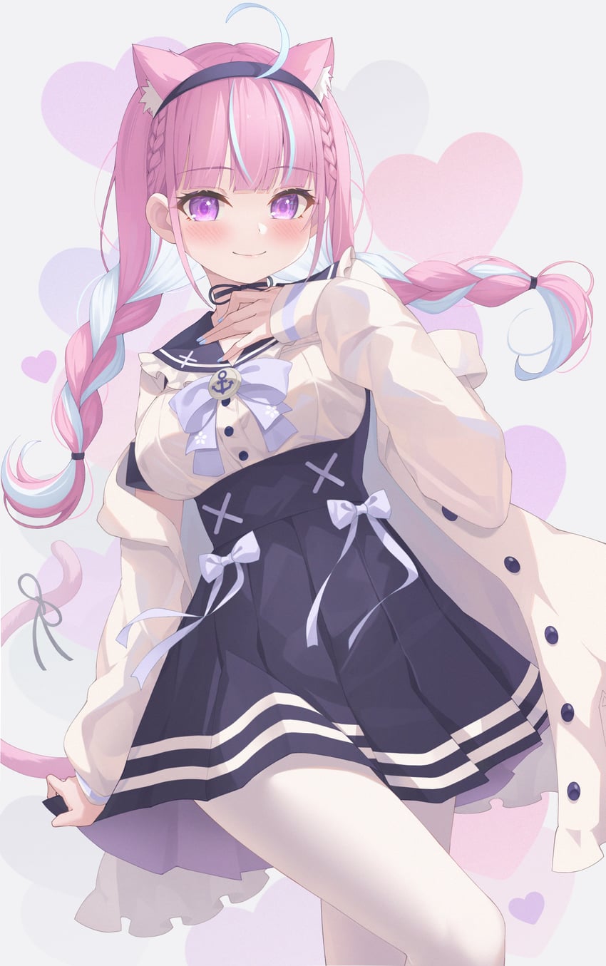 minato aqua (hololive) drawn by keikei_(kitty_colors)