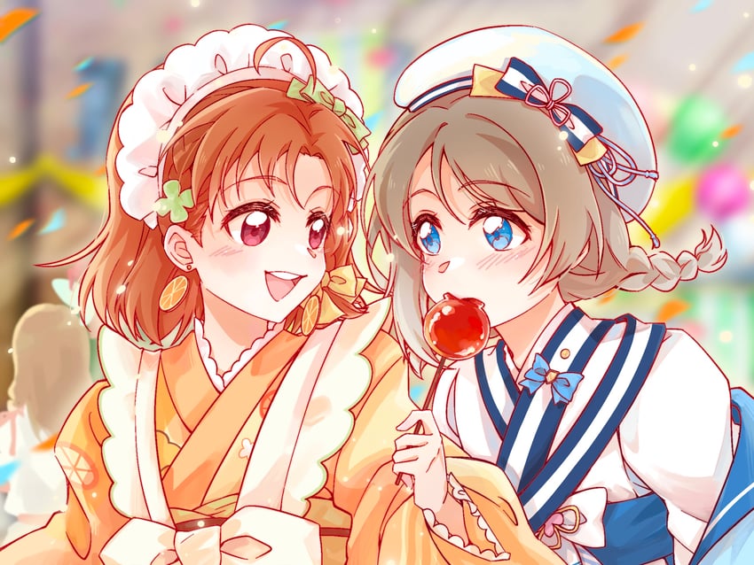 watanabe you, takami chika, kunikida hanamaru, kurosawa ruby, you, and 3 more (love live! and 2 more) drawn by alphive
