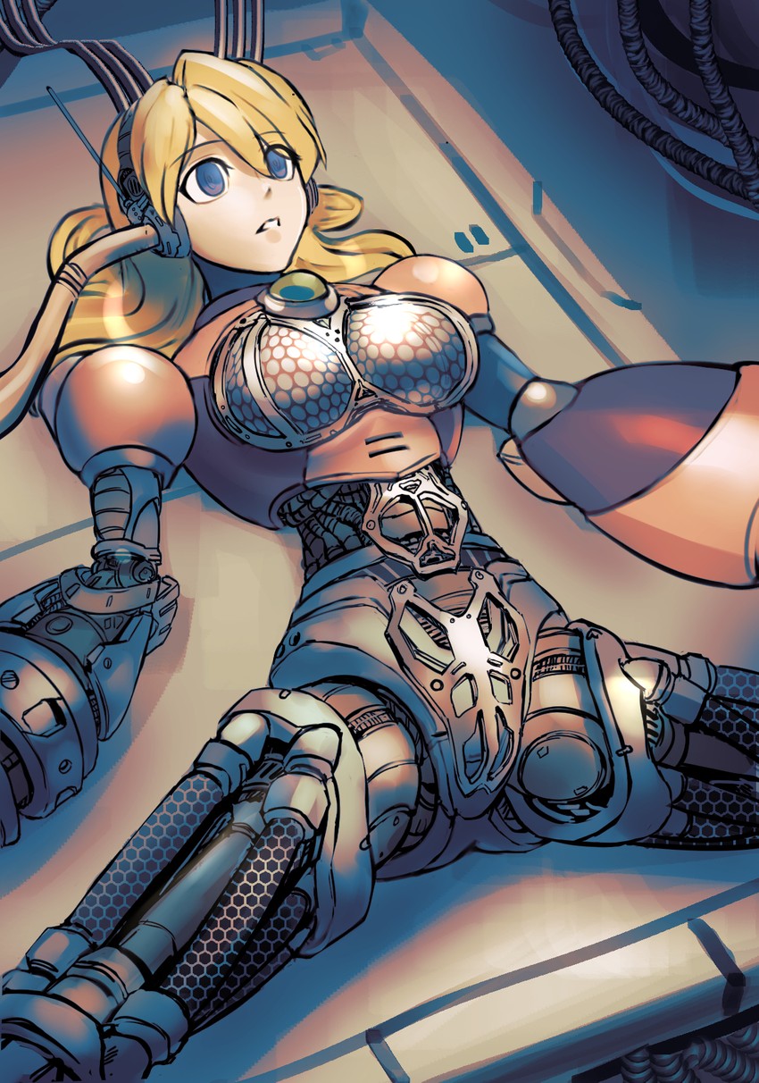 alia (mega man and 1 more) drawn by minster_(dooke)