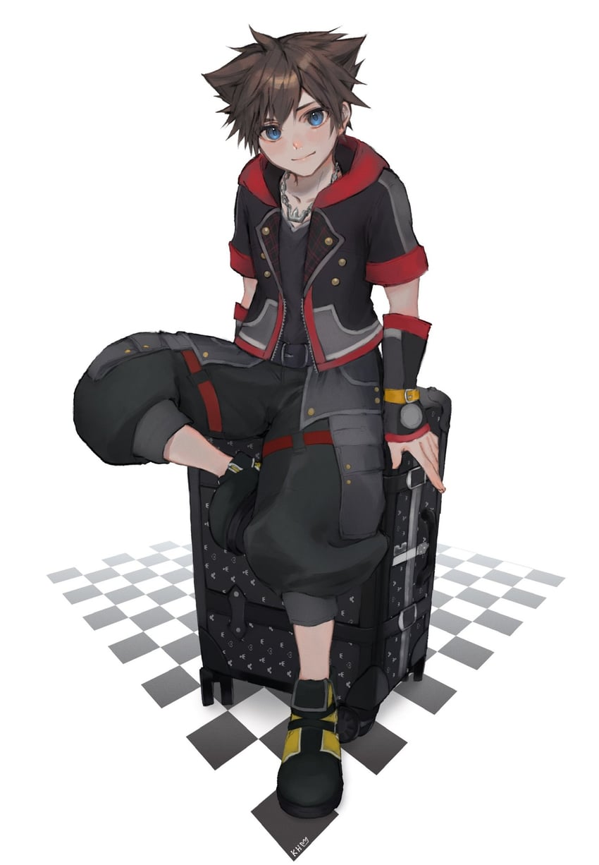 人気商品の中古品・新品・未使用品 sora (kingdom Danbooru | soji_777 by drawn more) 1 and hearts バッグ