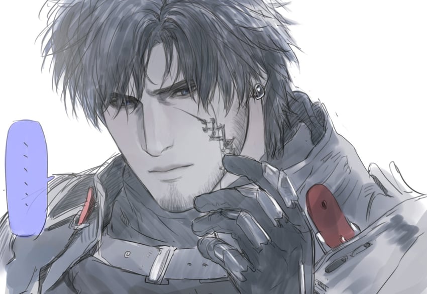 clive rosfield (final fantasy and 1 more) drawn by quxiaochong