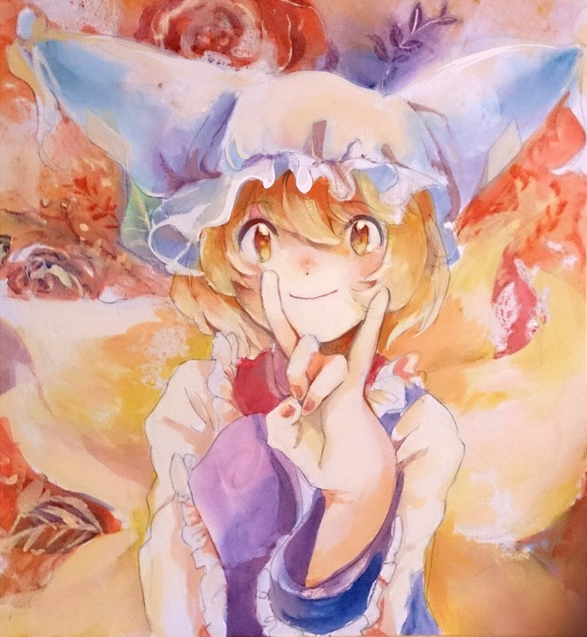 yakumo ran (touhou) drawn by surumeri_(baneiro)