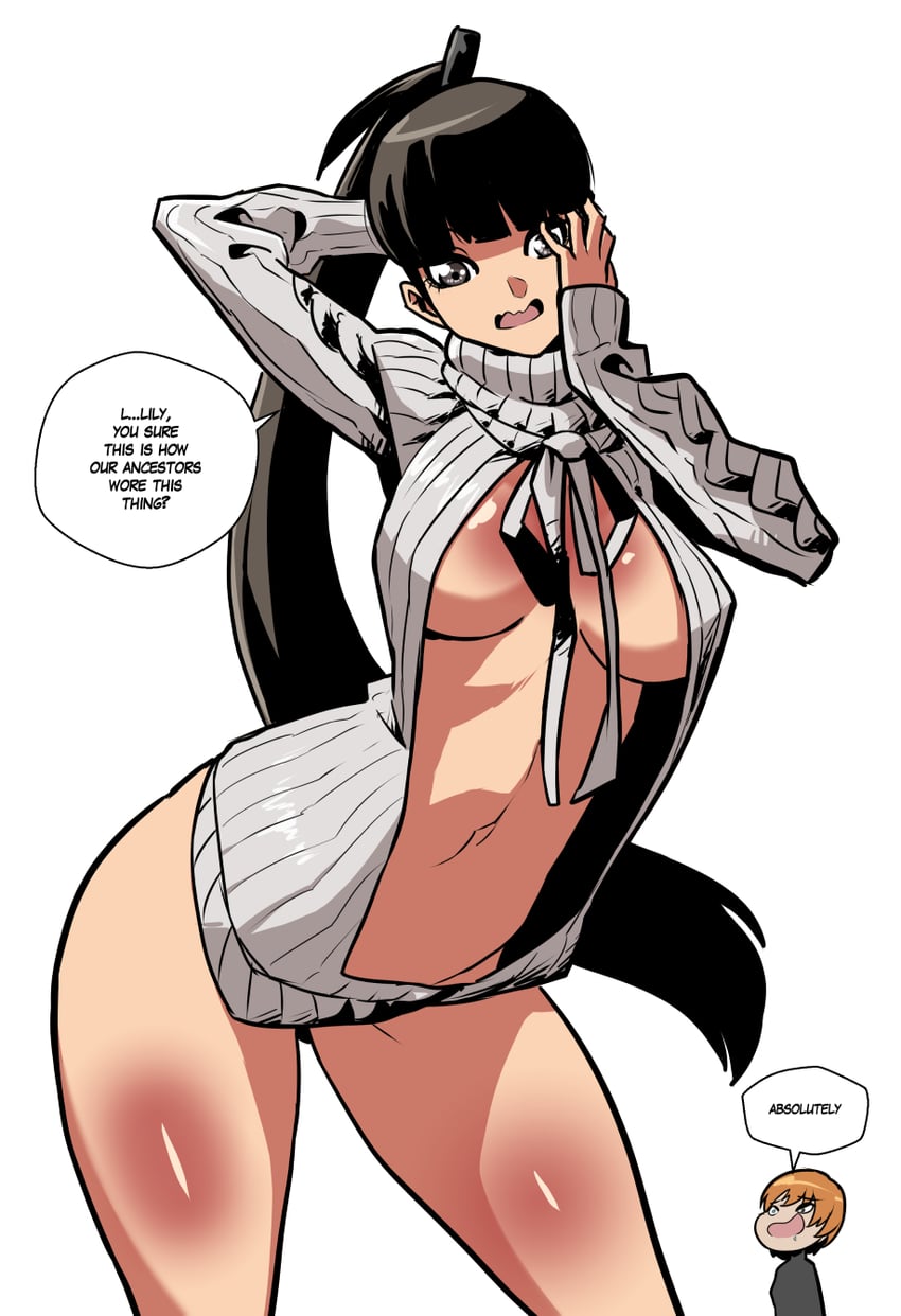 eve and lily artemis ii (stellar blade) drawn by kukuruyo