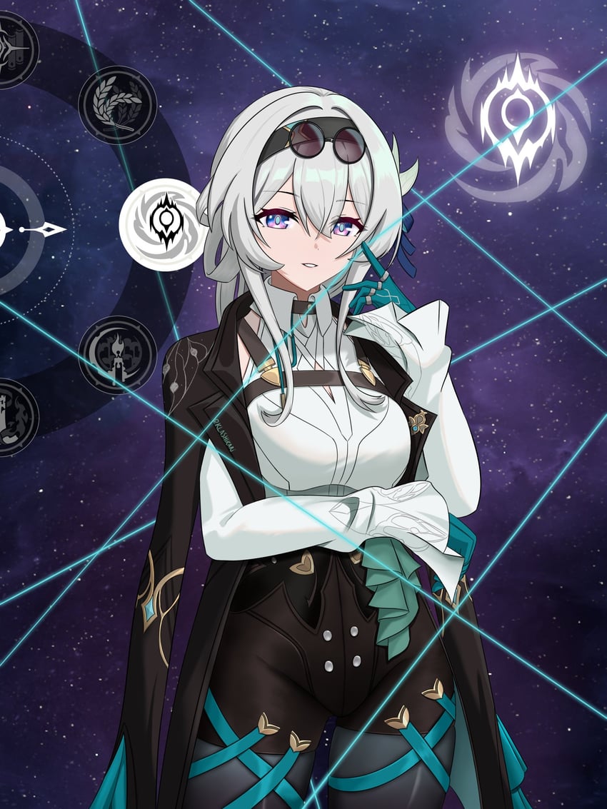firefly and kafka (honkai and 1 more) drawn by klashikari