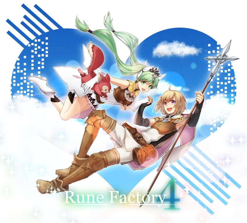 frey and lest (rune factory and 1 more) drawn by niduca_(hio_touge)