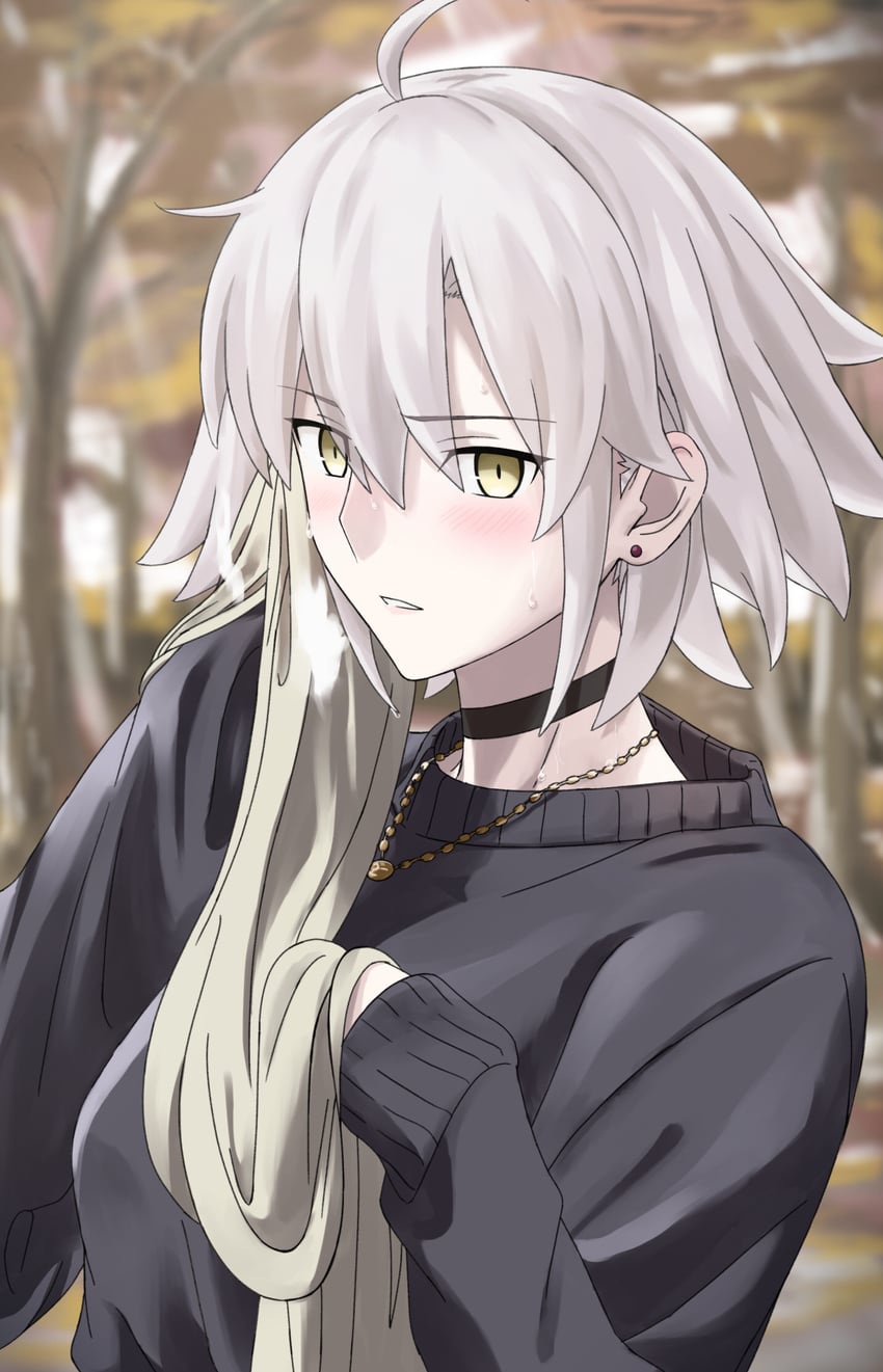 jeanne d'arc alter (fate and 1 more) drawn by echidna430