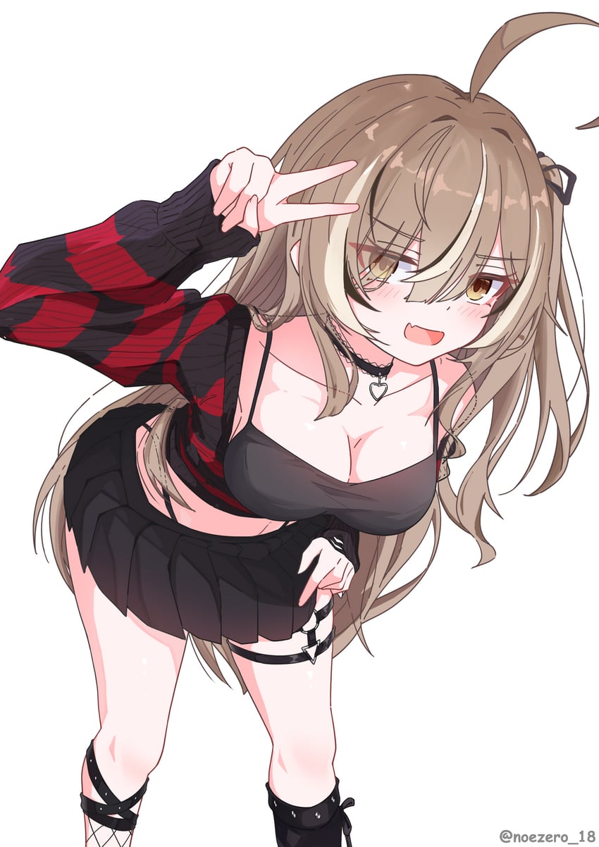 nanashi mumei (hololive and 1 more) drawn by noeee