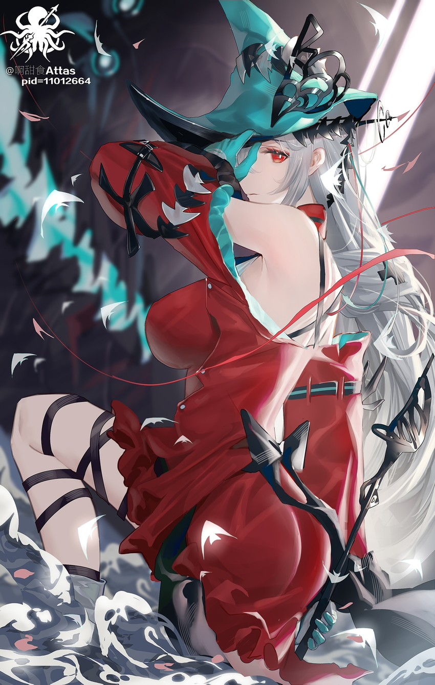 skadi and skadi the corrupting heart (arknights) drawn by atianshi