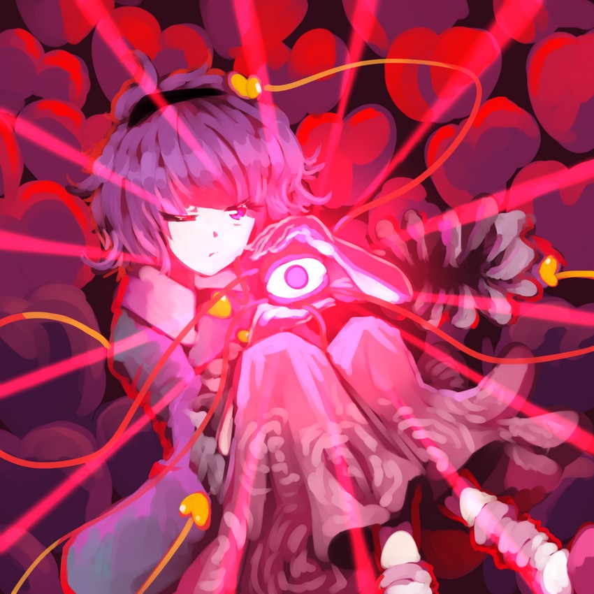 komeiji satori (touhou and 1 more) drawn by sunnysideup