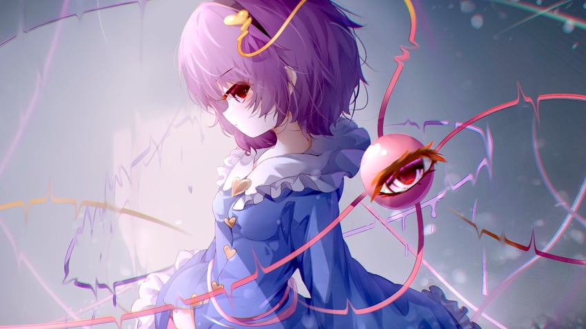 komeiji satori (touhou) drawn by littlepeace