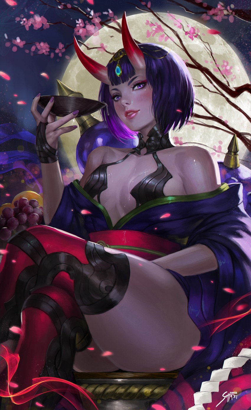 shuten douji (fate and 1 more) drawn by soffa