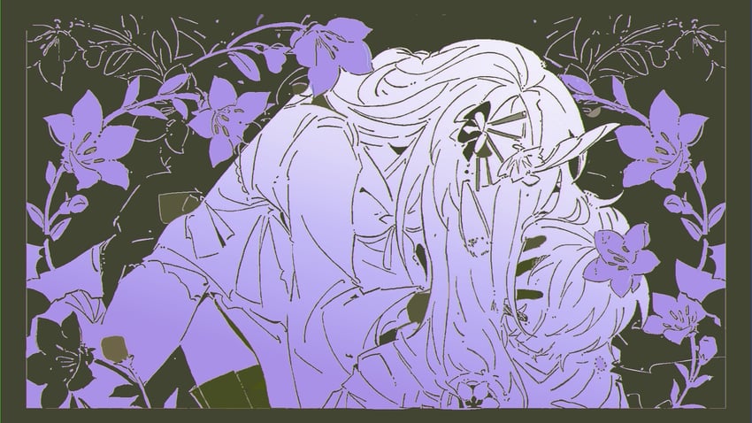 raiden shogun, scaramouche, and wanderer (genshin impact) drawn by liuleicachexing