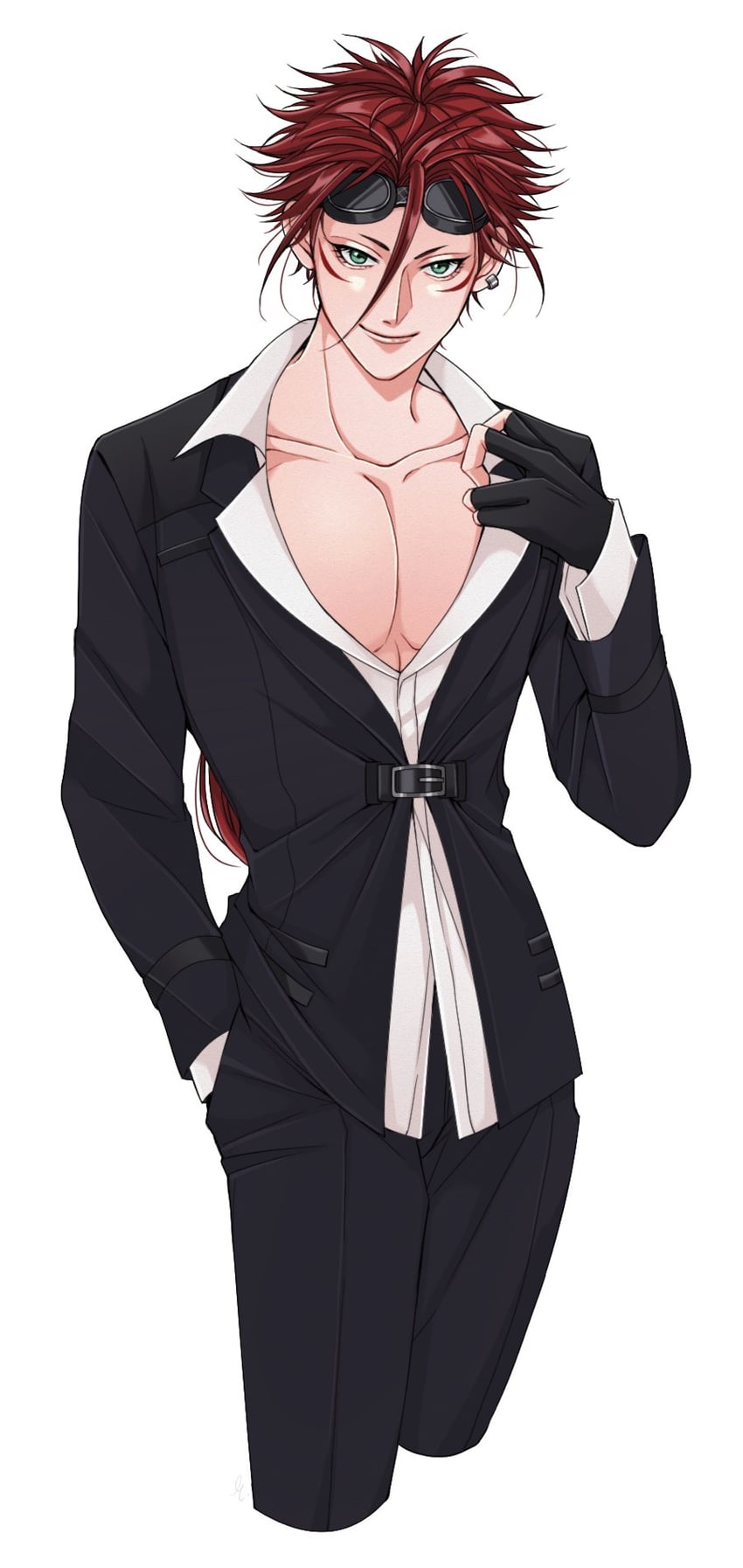 reno (final fantasy and 2 more) drawn by y_skk