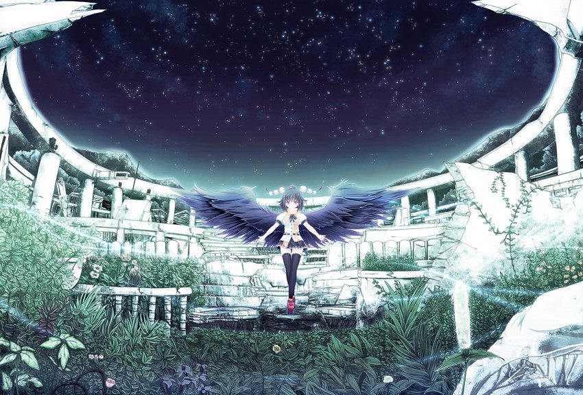shameimaru aya (touhou) drawn by windfeathers