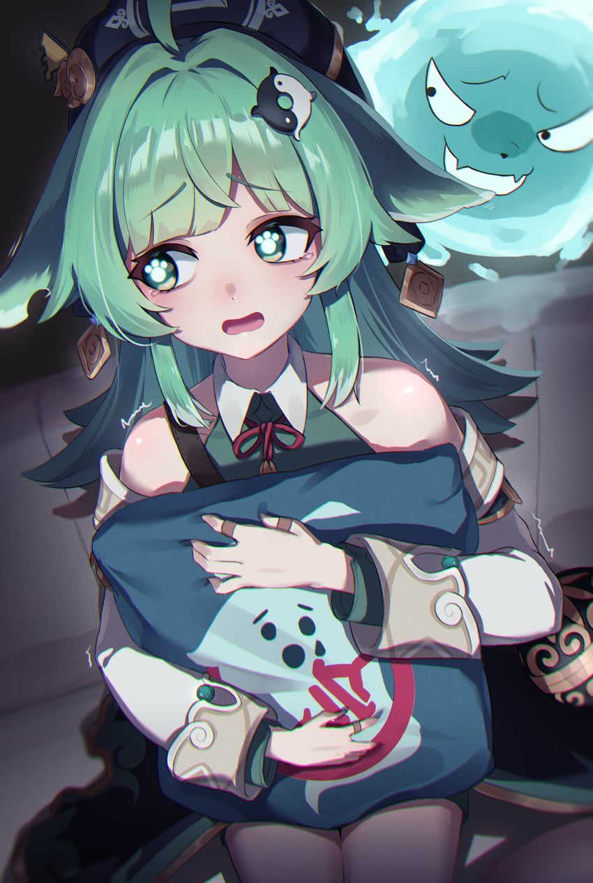 huohuo and tail (honkai and 1 more) drawn by kry_oekk