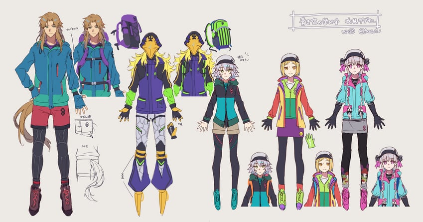 paul bunyan, avicebron, nursery rhyme, jack the ripper, and chiron (fate and 1 more) drawn by tuze111