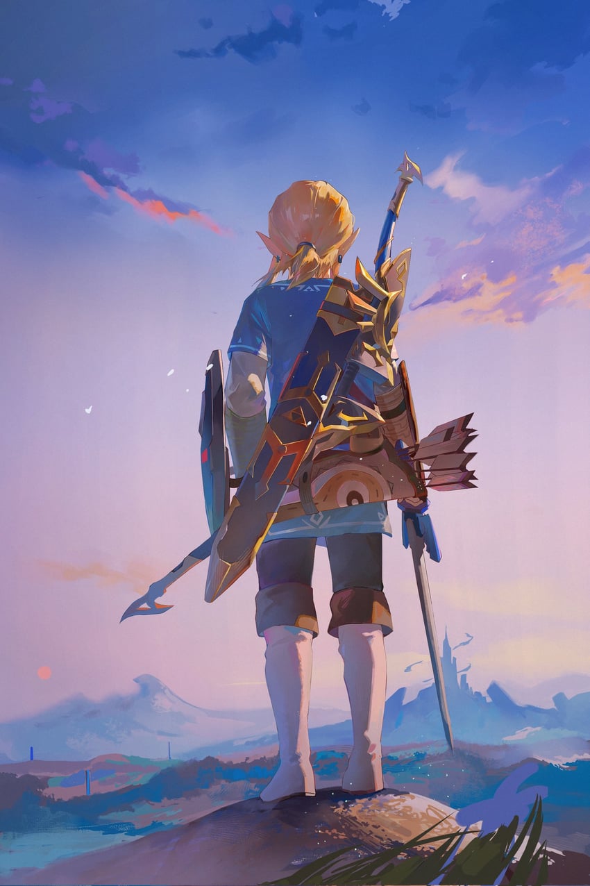 link (the legend of zelda and 1 more) drawn by zzz_zhi_he