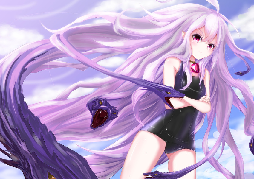 medusa (granblue fantasy and 1 more) drawn by fuyu_yasai