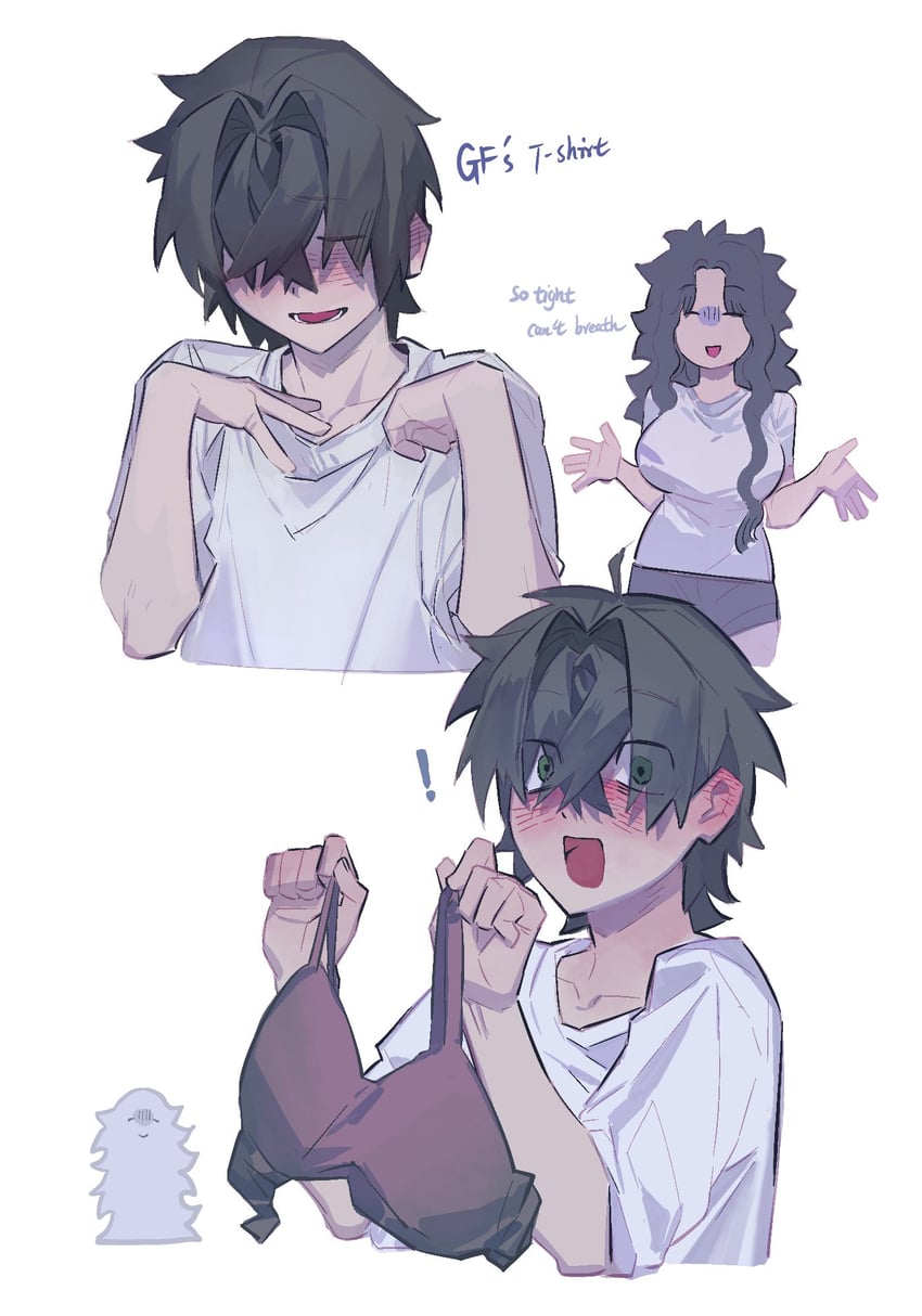player character, kylar, and bao (degrees of lewdity) drawn by hanstrmoft