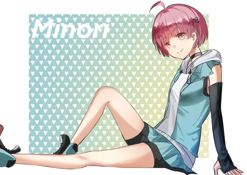 ooshima minori (heaven burns red) drawn by kr_woyue